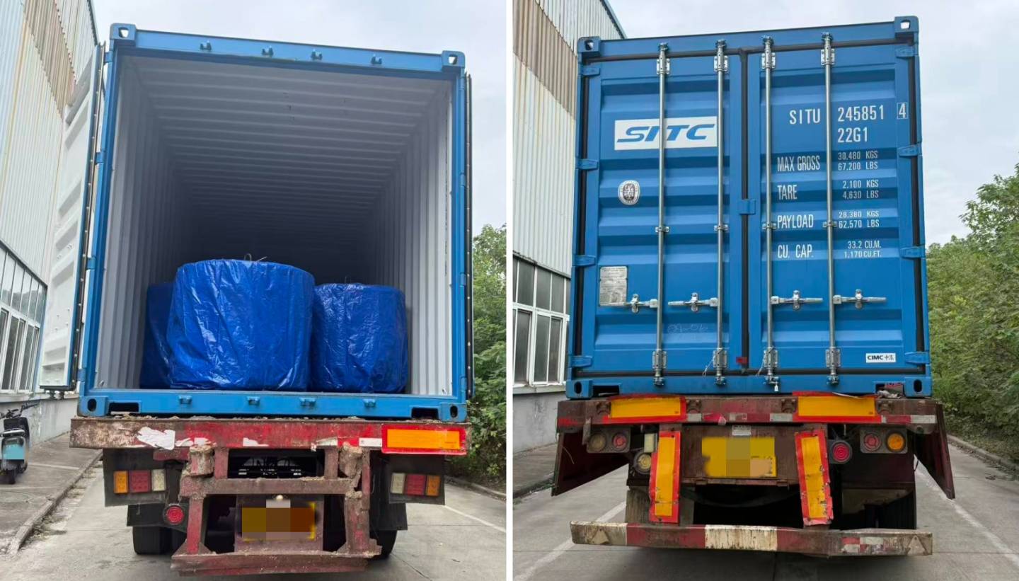 Spedizione di 660 ruote ferroviarie al Bangladesh il 21 settembre 2025